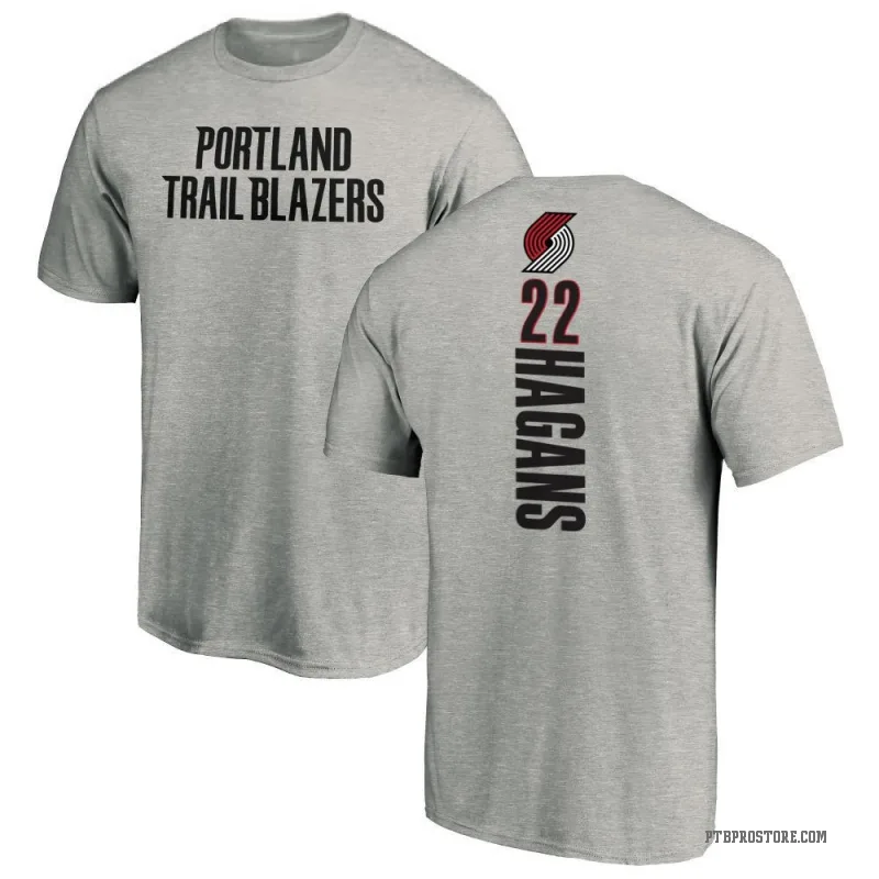 Ashton Hagans Men's Portland Trail Blazers Ash Backer T-Shirt