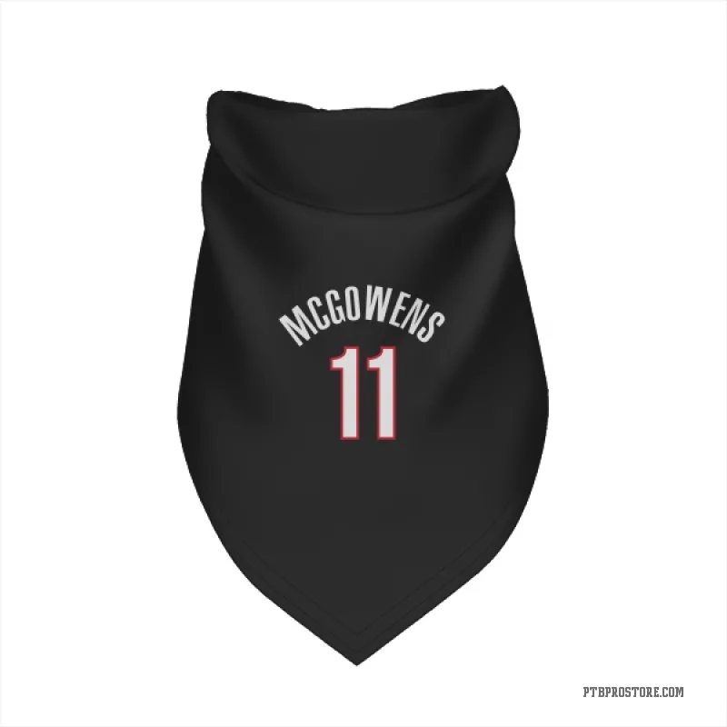 Bryce McGowens Black Portland Trail Blazers Cat & Dog Pet Bandana