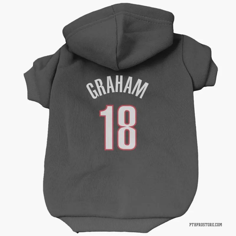 Devonte' Graham Black Portland Trail Blazers Cat & Dog Pet Hoodie