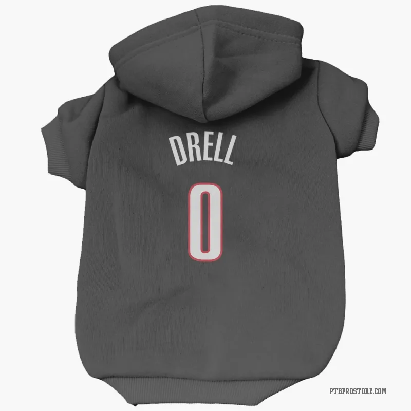 Henri Drell Black Portland Trail Blazers Cat & Dog Pet Hoodie