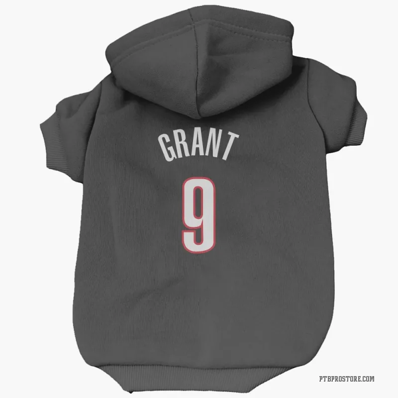 Jerami Grant Black Portland Trail Blazers Cat & Dog Pet Hoodie