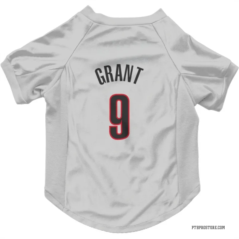 Jerami Grant White Portland Trail Blazers Cat & Dog Pet Jersey