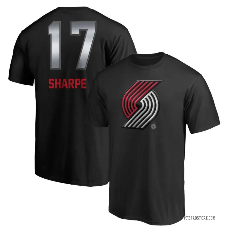 Shaedon Sharpe Men's Black Portland Trail Blazers Midnight Mascot T-Shirt