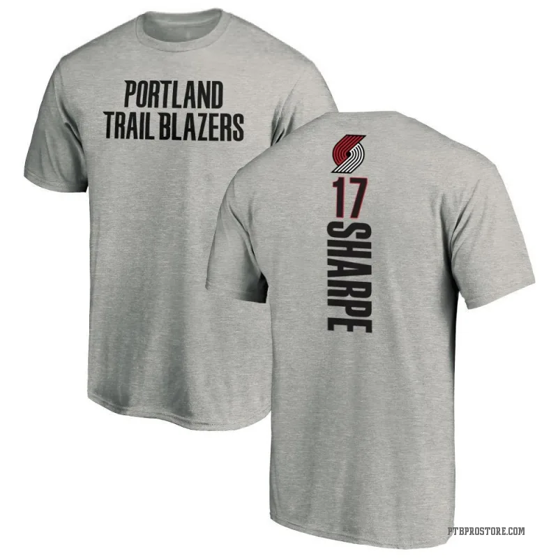 Shaedon Sharpe Men's Portland Trail Blazers Ash Backer T-Shirt